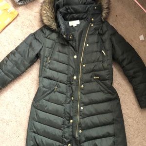 long green Michael Kor’s Jacket